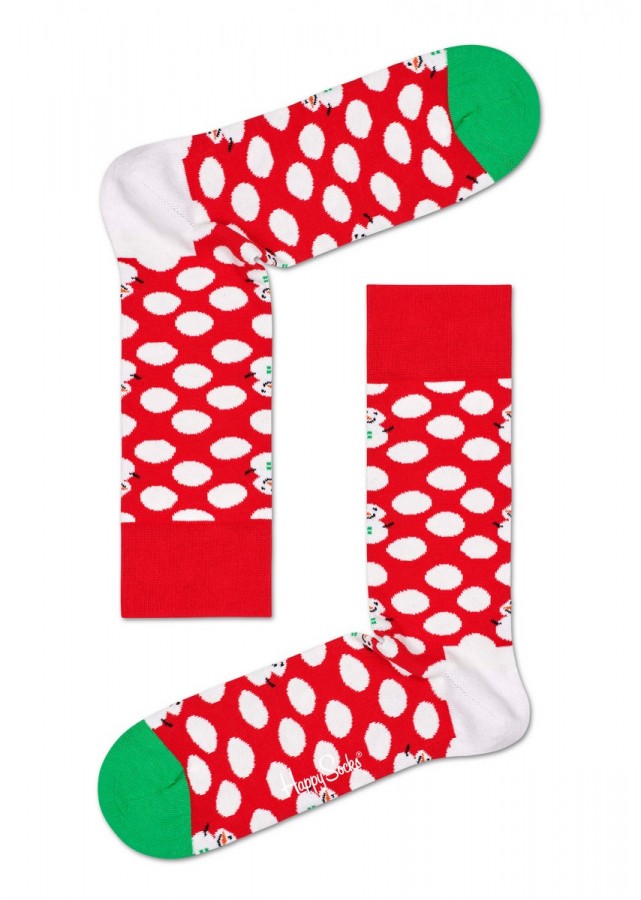Afbeelding van Big Dot Snowman Sock 4300 Heren Sokken Happy Socks