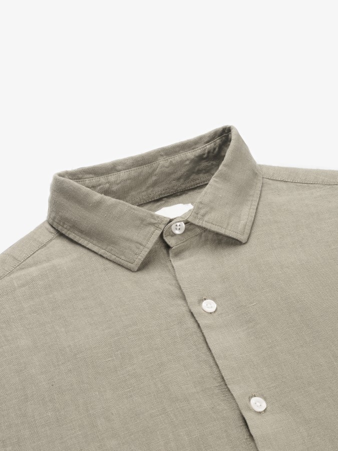 Afbeelding van Linnen Shirt - Sand  - VAN HARPER