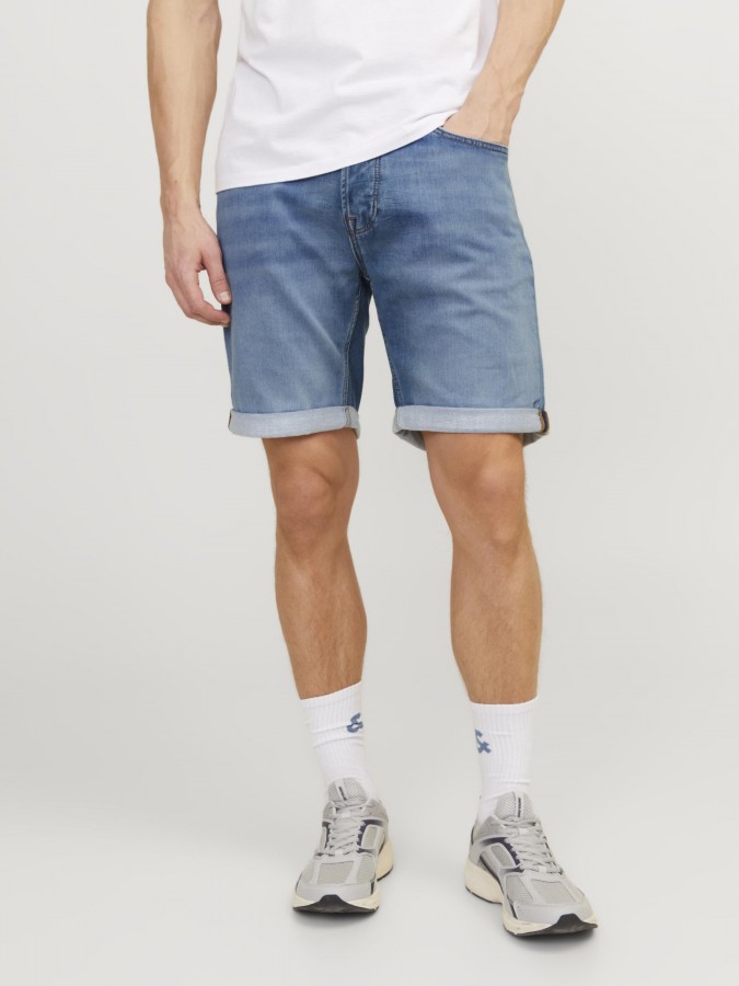 Afbeelding van 12250168 Rick GE381 Heren Jeans Short - Jack & Jones
