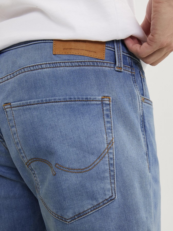 Afbeelding van 12250168 Rick GE381 Heren Jeans Short - Jack & Jones