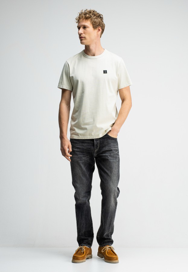 Afbeelding van 2012001 - Army Tee - Beige Grey - 618 - T-Shirt - Butcher of Blue