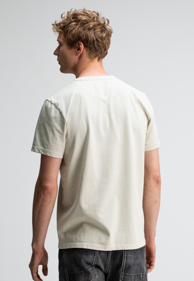 Afbeelding van 2012001 - Army Tee - Beige Grey - 618 - T-Shirt - Butcher of Blue