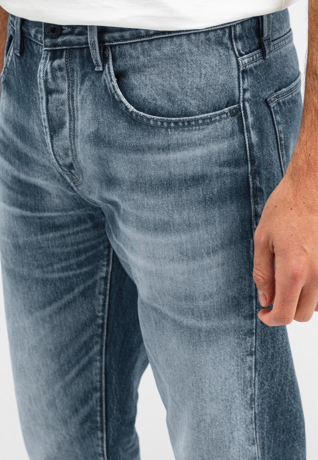 Afbeelding van Stockton Redding M2511013 Medium Aged 812 - Denim Regular Straight Fit - Butcher of Blue
