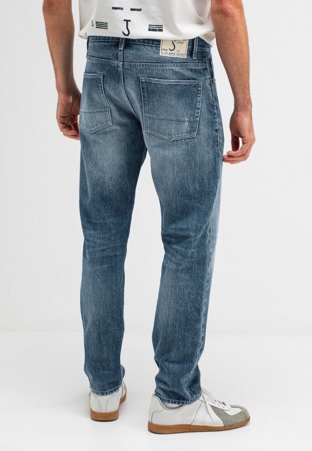 Afbeelding van Stockton Redding M2511013 Medium Aged 812 - Denim Regular Straight Fit - Butcher of Blue
