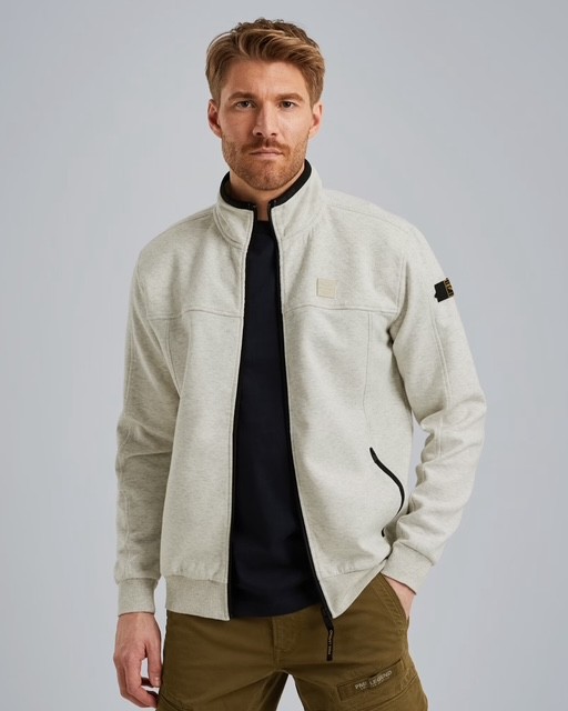 Afbeelding van PSW2508437 910 - Zip jacket interlock Sweat Vest - PME LEGEND