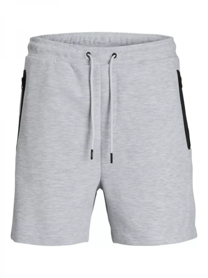 Afbeelding van 12273304 Gordon Light Grey Heren - Fusion Tricot Short - Jack & Jones