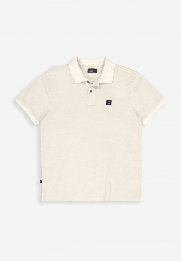Afbeelding van M2512014 Beige Grey - Army Pique - Polo - Butcher of Blue
