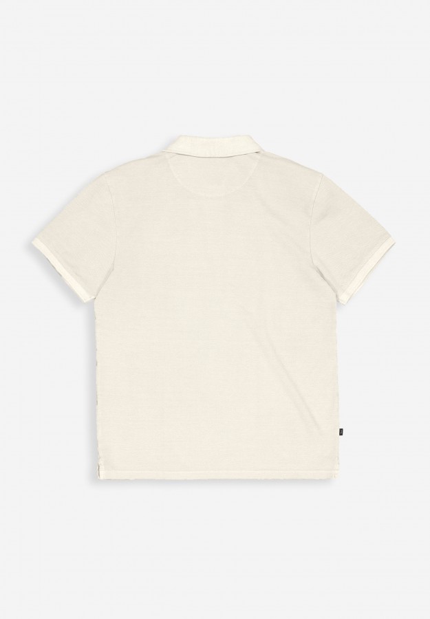Afbeelding van M2512014 Beige Grey - Army Pique - Polo - Butcher of Blue