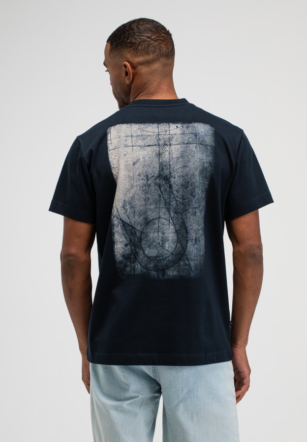 Afbeelding van M2613036 - Army Cyan - Loose Tee - O-Neck - Butcher of Blue