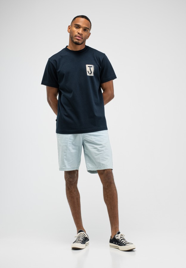 Afbeelding van M2613036 - Army Cyan - Loose Tee - O-Neck - Butcher of Blue