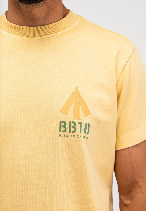 Afbeelding van M2613048 Austin Yellow - Army Carlow - Loose Tee - Butcher of Blue