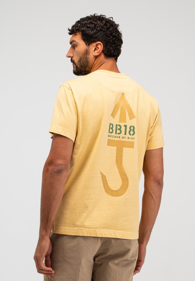 Afbeelding van M2613048 Austin Yellow - Army Carlow - Loose Tee - Butcher of Blue