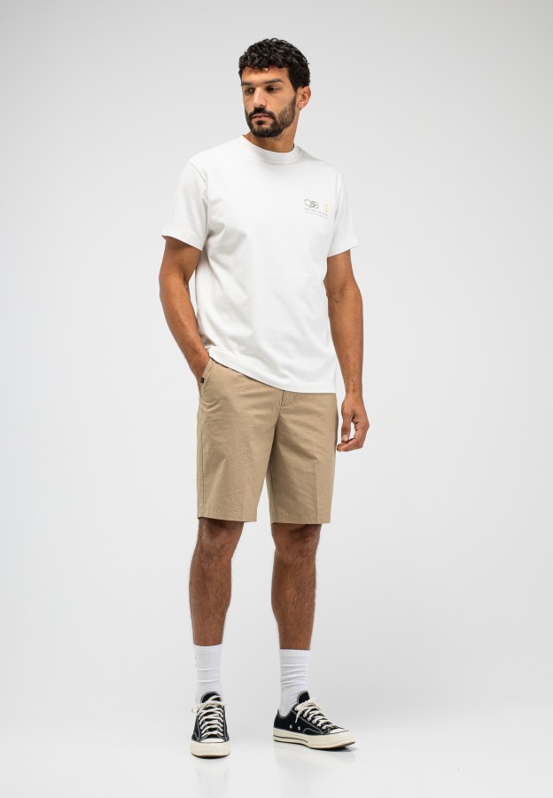 Afbeelding van M2613050  Titam White - Army Elphin Loose Tee  - Butcher of Blue