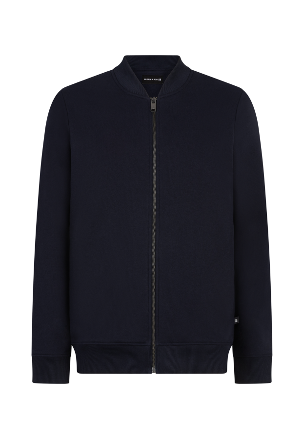 Afbeelding van PS-MASON Navy Heren Cardigan Sweat Vest - Presly&Sun