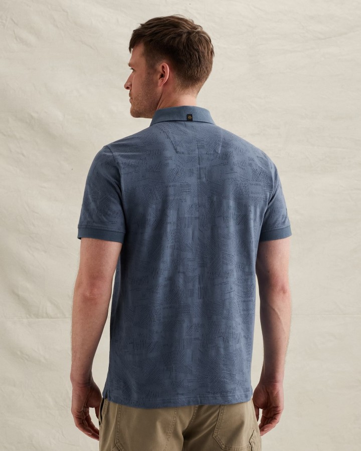 Afbeelding van PPSS2603883 - 7013 -  Polo  - Jacquard Jersey - PME LEGEND