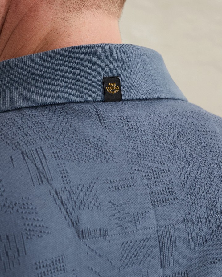 Afbeelding van PPSS2603883 - 7013 -  Polo  - Jacquard Jersey - PME LEGEND