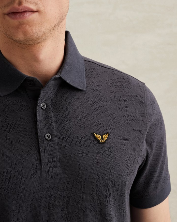 Afbeelding van PPSS2603883 - 5278 - Polo  - Jacquard Jersey - PME LEGEND