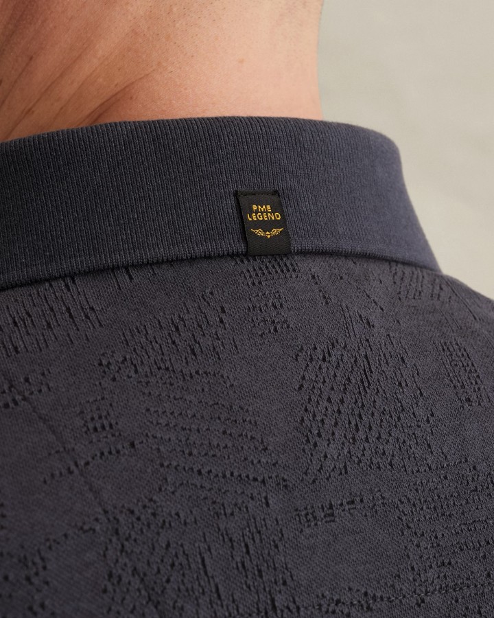 Afbeelding van PPSS2603883 - 5278 - Polo  - Jacquard Jersey - PME LEGEND