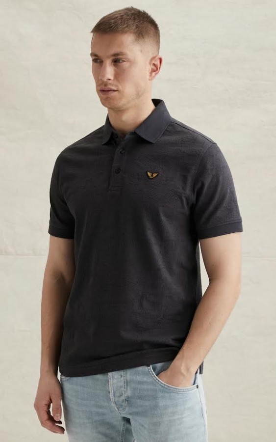 Afbeelding van PPSS2603883 - 5278 - Polo  - Jacquard Jersey - PME LEGEND