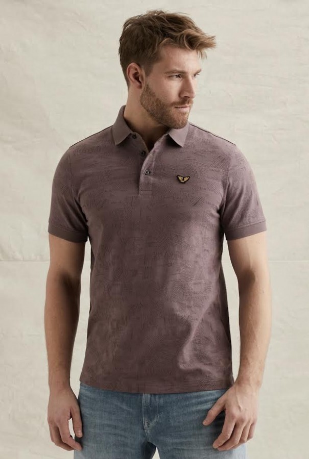 Afbeelding van PPSS2603883 - 4323 - Heren  - Polo - Jacquard Jersey - PME LEGEND.