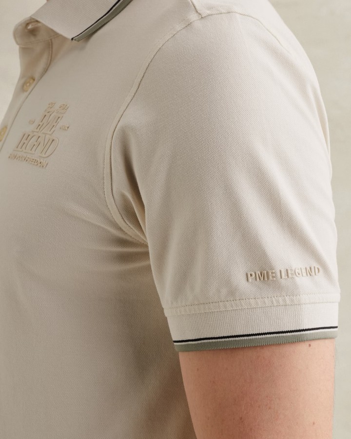 Afbeelding van PPSS2604867 - 7001 - Polo  - Stretch Pique - PME LEGEND