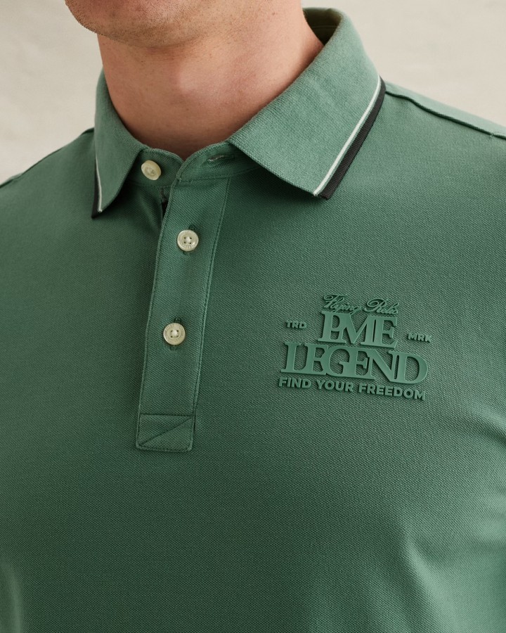Afbeelding van PPSS2604867 - 6053 - Polo - Stretch Pique - PME LEGEND
