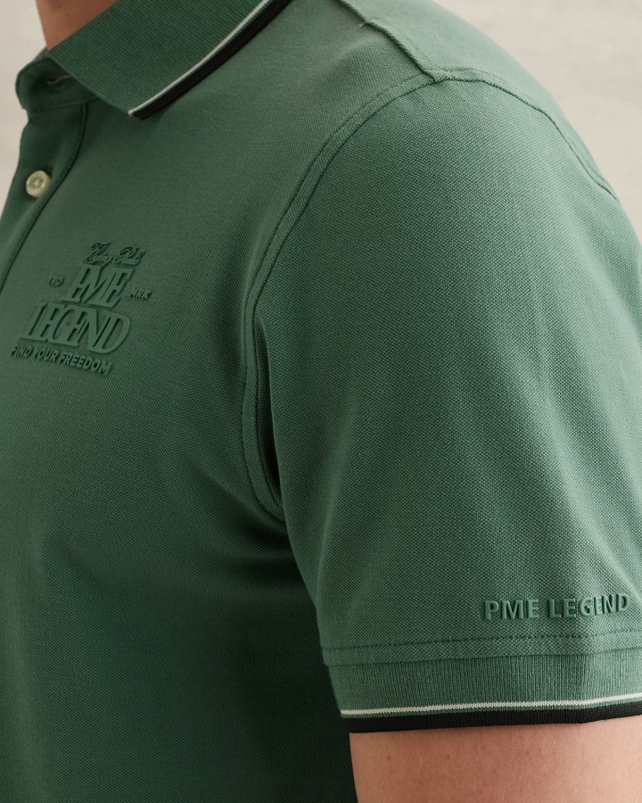 Afbeelding van PPSS2604867 - 6053 - Polo - Stretch Pique - PME LEGEND