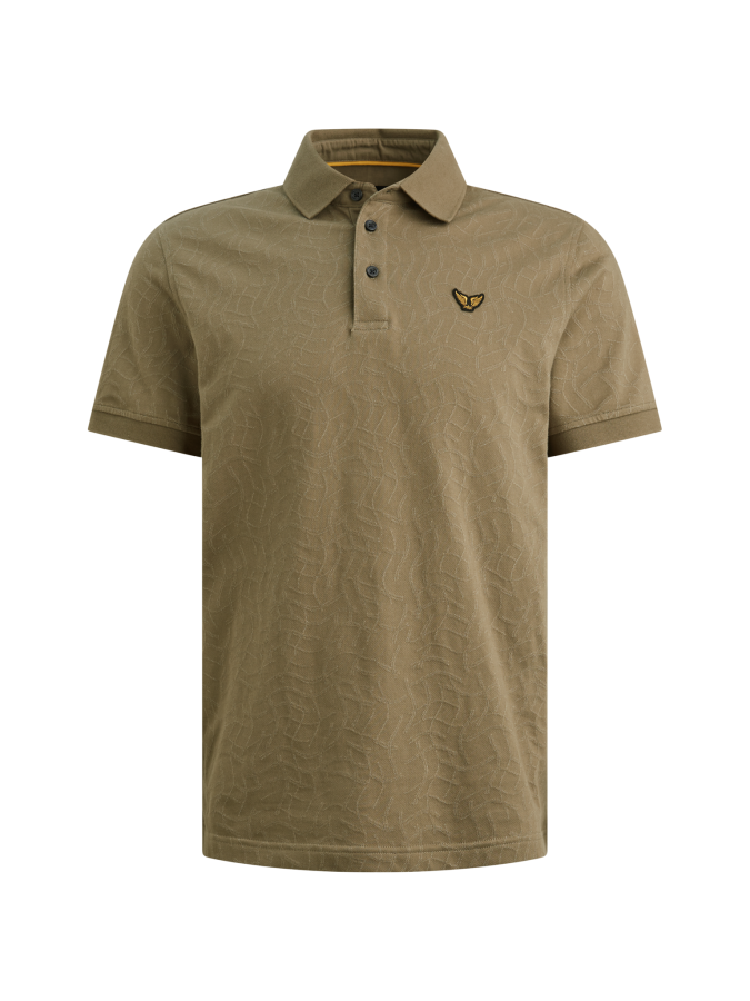 Afbeelding van PPSS2605860 - 6389 - Polo - Short Sleeve - Jersey Jacquard - PME LEGEND.