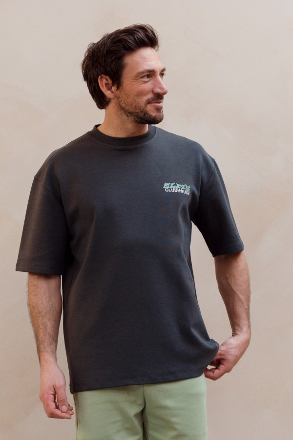 Afbeelding van 2601020204 - TS LUXURY CLUBHOUSE - 188 - Woodland Gray - T-Shirt  - Kultivate