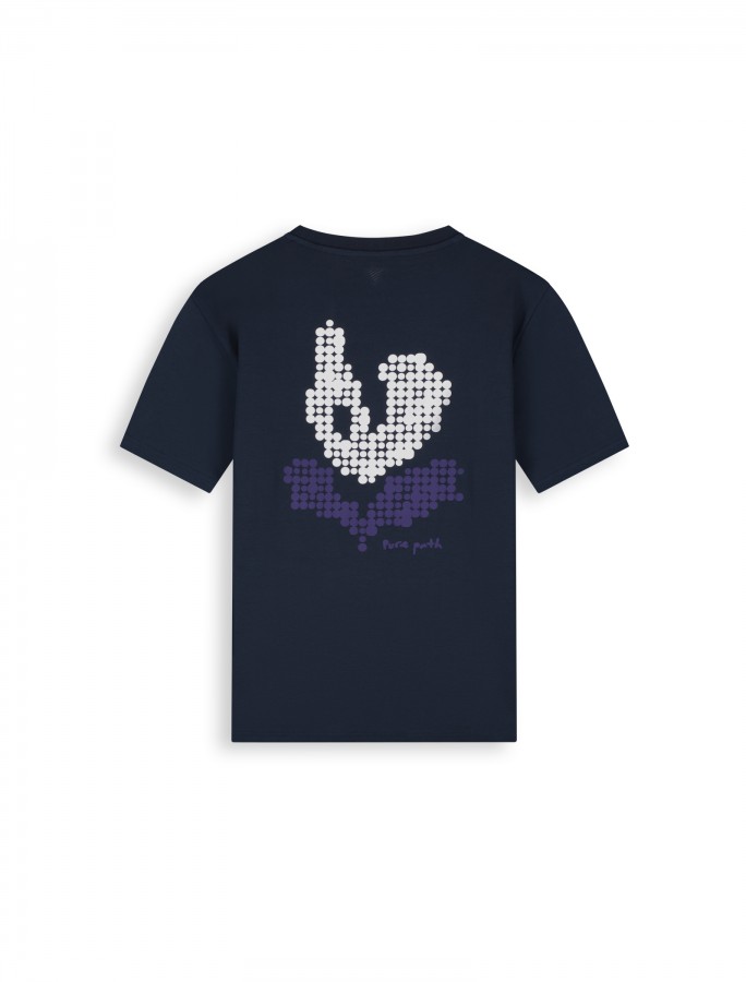 Afbeelding van 26020106 - 57 - Pixel Flower - T-Shirt - Pure Path