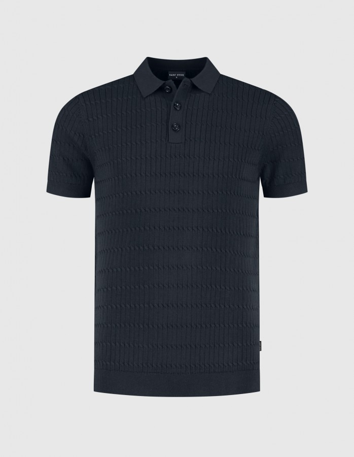 Afbeelding van OLIVER 70003  DARK NAVY - Heren Polo Trui - Saint Steve