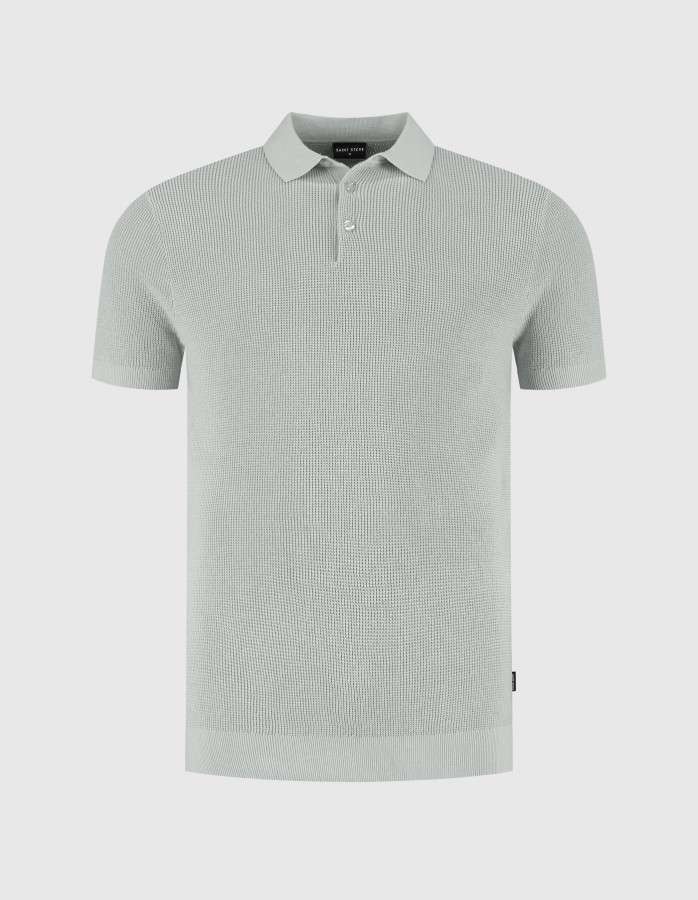 Afbeelding van SIETSE 60030 COOL GREEN Heren Polo Trui - Saint Steve