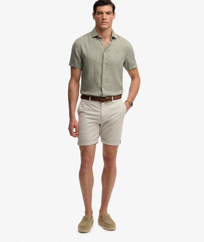 Afbeelding van M7110486A PREMIUM CHINO-  1KI RAINY DAY GRAY -  SuperDry