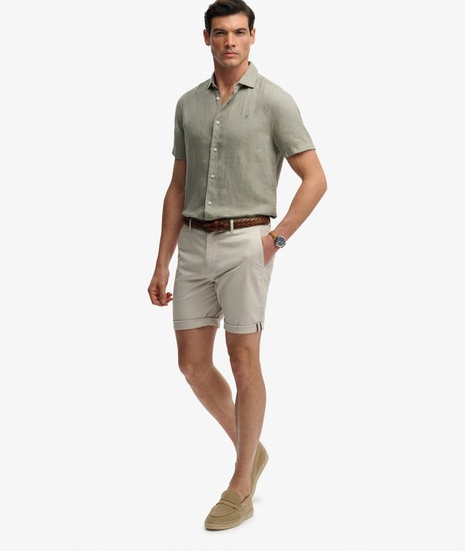 Afbeelding van M7110486A PREMIUM CHINO-  1KI RAINY DAY GRAY -  SuperDry
