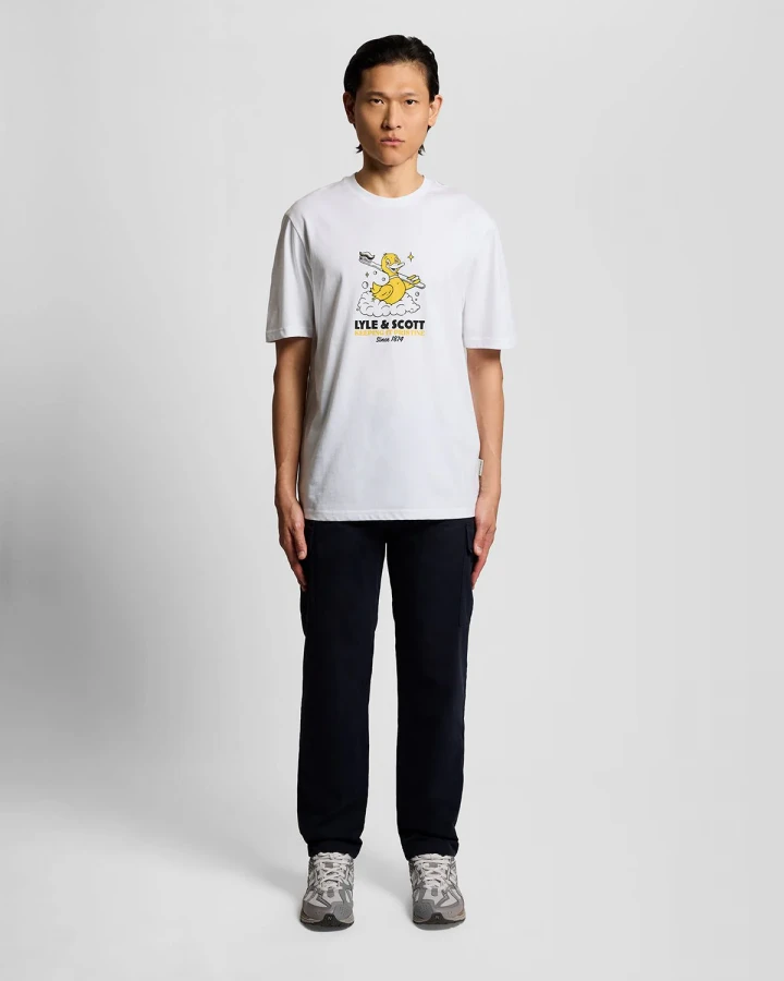 Afbeelding van TS2423V - Rubber Duck - White 626 - T-Shirt - Lyle & Scott