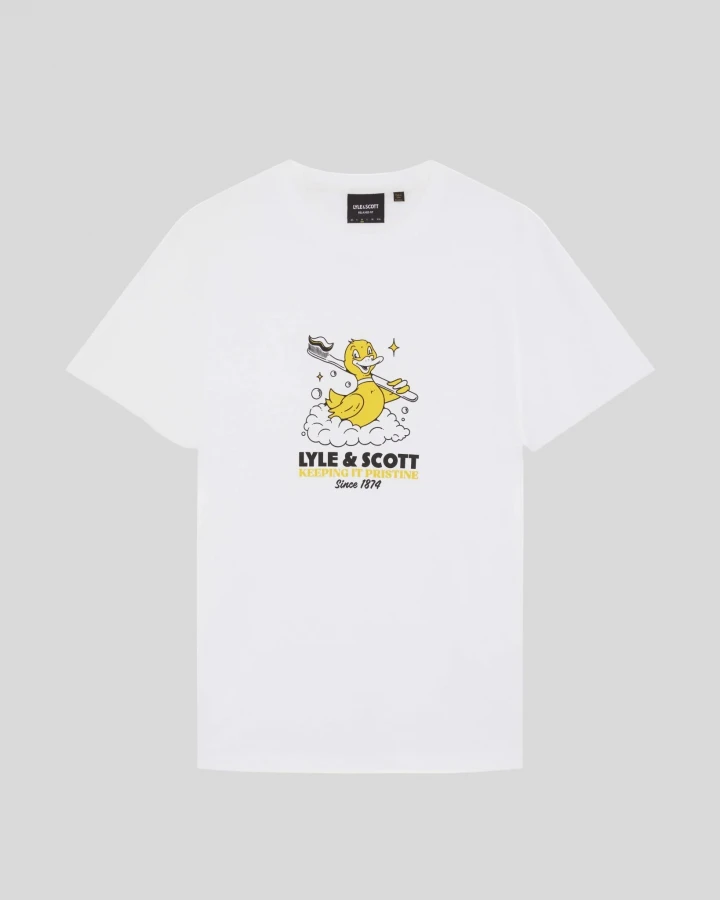 Afbeelding van TS2423V - Rubber Duck - White 626 - T-Shirt - Lyle & Scott
