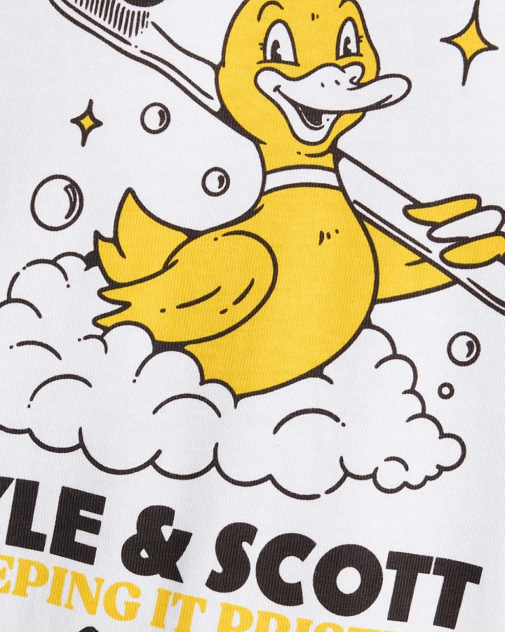 Afbeelding van TS2423V - Rubber Duck - White 626 - T-Shirt - Lyle & Scott