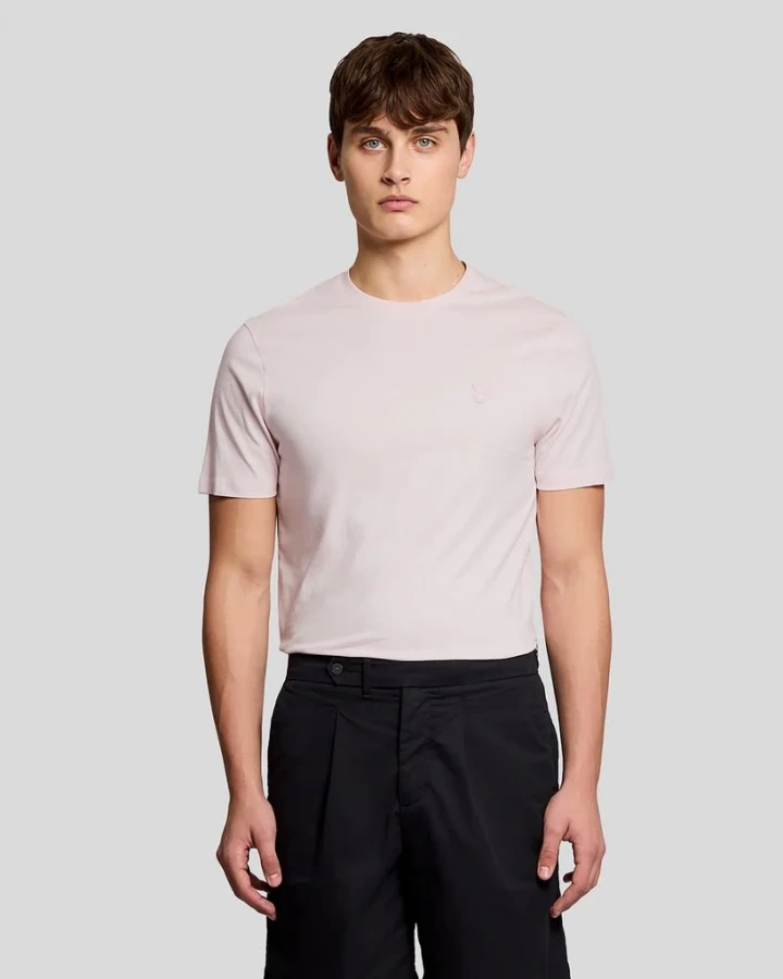 Afbeelding van TS2255TON Superfine tee - Light Pink W488 - T-Shirt Fancy - Lyle & Scott