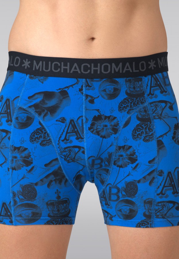 Afbeelding van ArtyFarty1010-01 - Black Print - Boxers - Muchachomalo