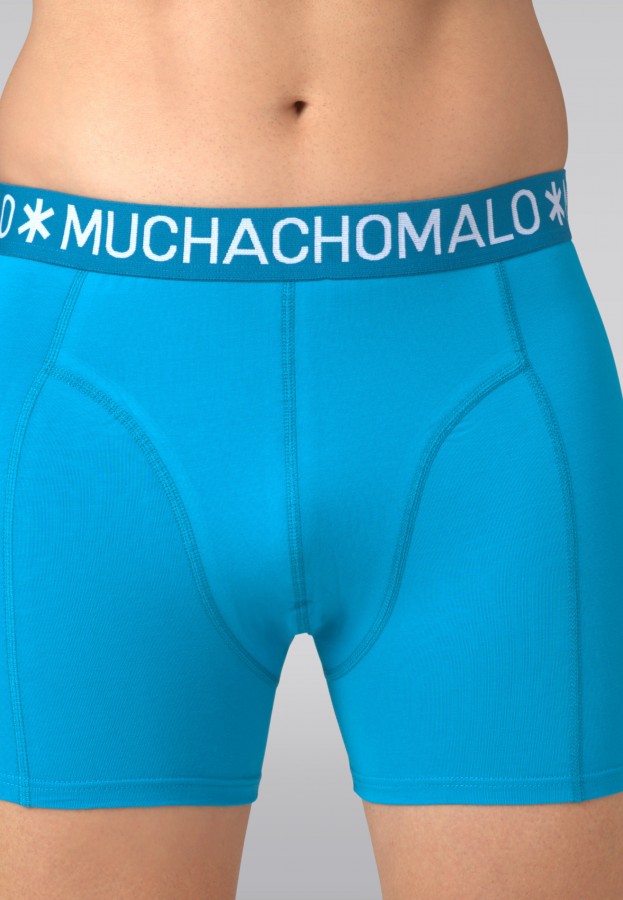 Afbeelding van 5-Pack - Solid1010 - Blue Green Print - Boxers - Muchachomalo