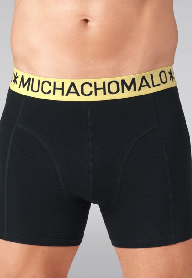 Afbeelding van 5-Pack - Solid1010 - Black - Boxers - Muchachomalo