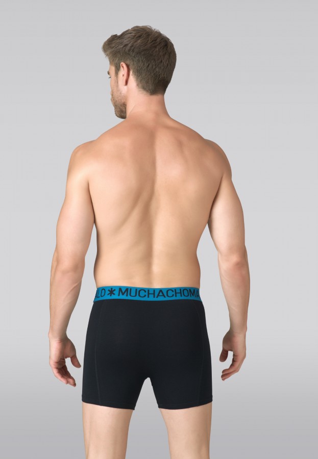 Afbeelding van 5-Pack - Solid1010 - Black - Boxers - Muchachomalo