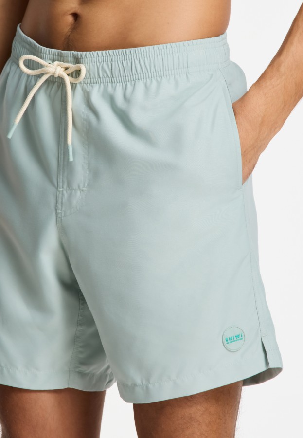 Afbeelding van 1525107100 MIKE SOLID-  7015 Green Seafoam - Swim Short -Shiwi