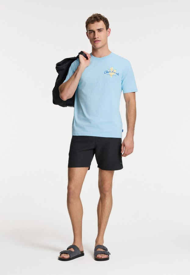 Afbeelding van 1525107100 MIKE SOLID 9031 Black Cove Heren Short - Shiwi