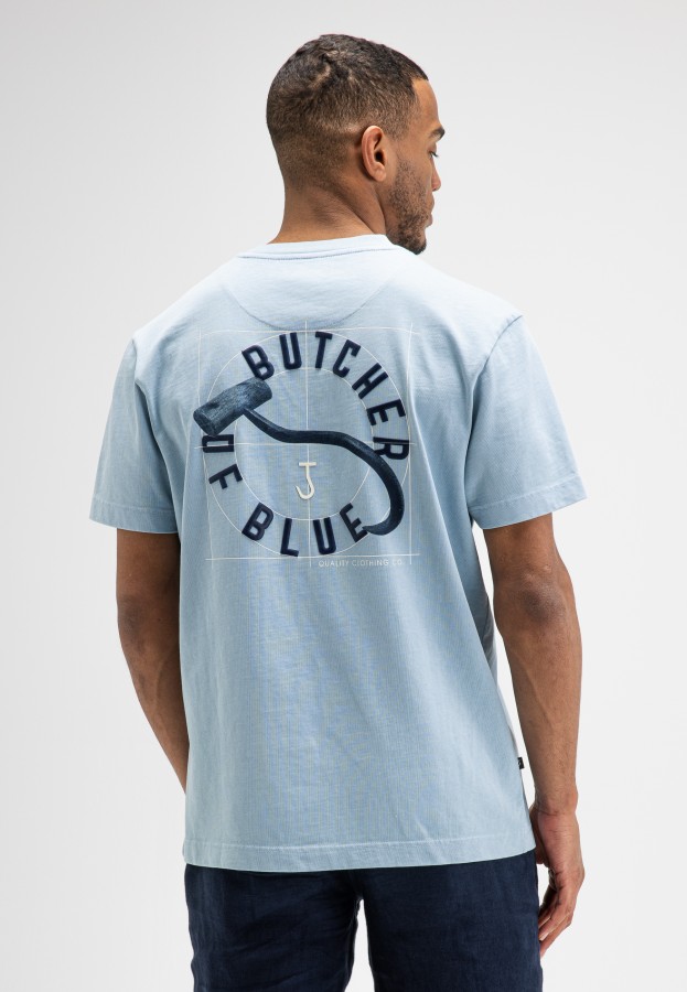 Afbeelding van Vintage Hook Loose Tee M261406 Shark Blue 856 - T-Shirt - Butcher of Blue