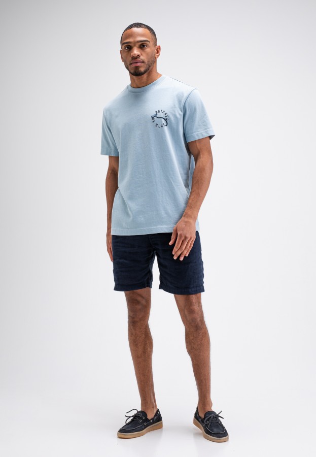 Afbeelding van Vintage Hook Loose Tee M261406 Shark Blue 856 - T-Shirt - Butcher of Blue