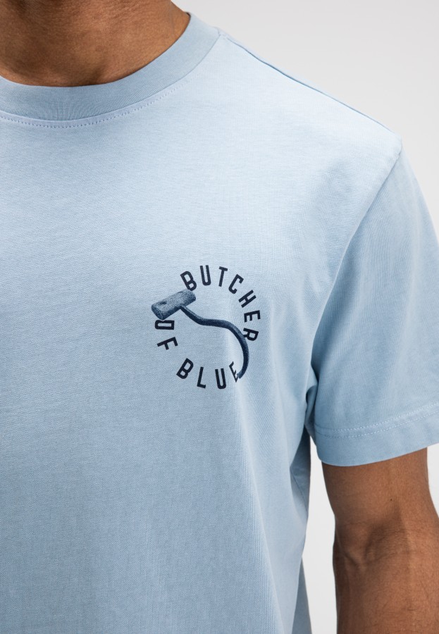 Afbeelding van Vintage Hook Loose Tee M261406 Shark Blue 856 - T-Shirt - Butcher of Blue
