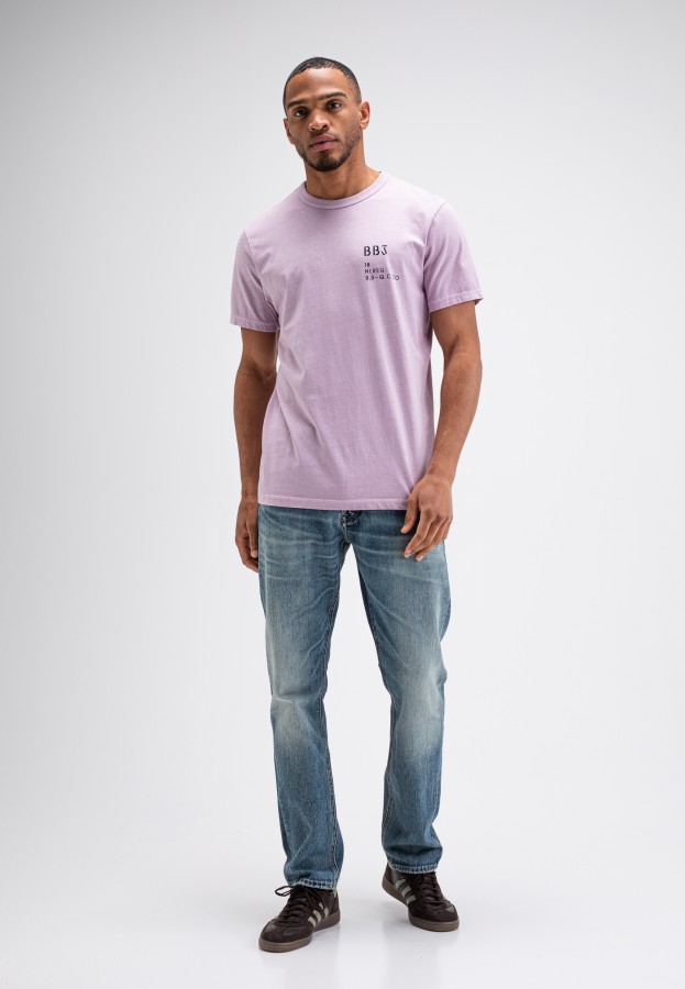 Afbeelding van M2614038 Violet Purple - Classic BB Hook Tee - Butcher of Blue