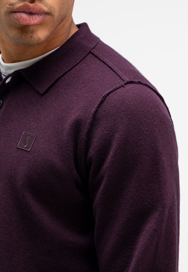 Afbeelding van M2626102 Pascha Purple - Clifden Polo - Butcher of Blue