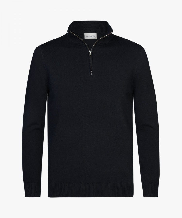 Afbeelding van PP2J00010A - Pullover Half Zip - Navy - PROFUOMO